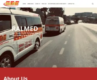 Ralmed.com(Ambulance service in Sandton) Screenshot