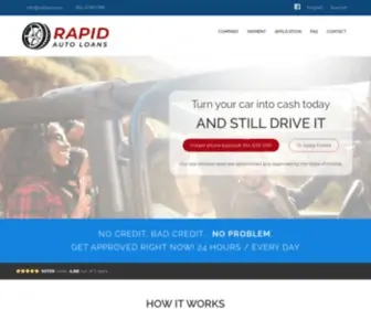 Raloan.com(Rapid Auto Loans) Screenshot