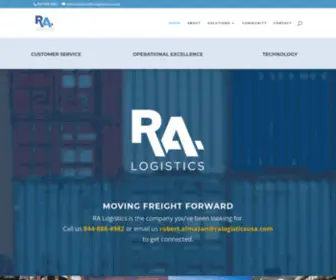 Ralogisticsusa.com(RA Logistics) Screenshot