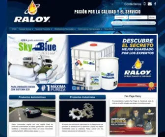 Raloy.com.mx(Raloy Lubricantes) Screenshot