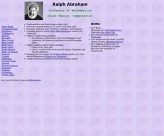 Ralph-Abraham.org(Ralph Abraham) Screenshot