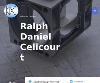 Ralphdcelicourtdesigns.com(Industrial Design) Screenshot