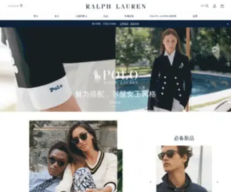 Ralphlauren.cn(Lauren中国网站) Screenshot
