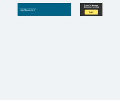 Ralphlaurens.fr(Ralphlaurens) Screenshot