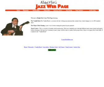 Ralphpatt.com(Ralph Patt's Jazz Web Page) Screenshot