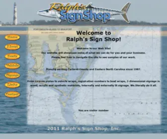 Ralphssignshop.com(Ralph's Sign Shop) Screenshot