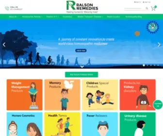 Ralsonremedies.com(Magento) Screenshot