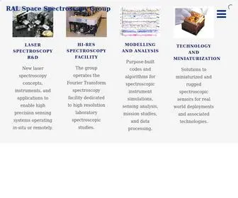 Ralspace-Spectroscopy.com(High resolution spectroscopy for precision sensing) Screenshot