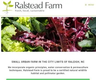 Ralsteadfarm.com(Fresh, local, sustainable) Screenshot