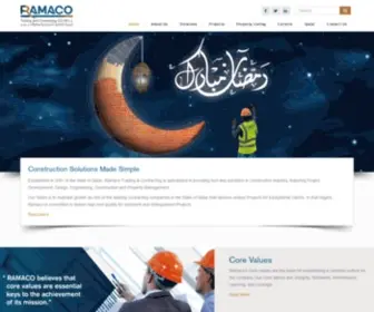 Ramacogroup.net(RAMACO Trading & Contracting) Screenshot