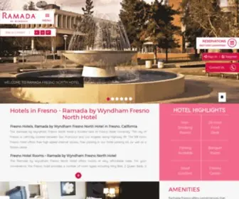 Ramadafresno.com(Ramada by Wyndham Fresno North Hotel Fresno is) Screenshot