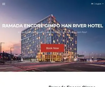Ramadagimpohanriver.com(Ramada encore gimpo han river hotel) Screenshot