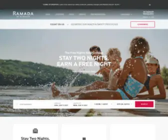 Ramadahotelandsuites.com(Ramada Hotels) Screenshot