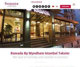 Ramadaistanbultaksim.com(Ramada By Wyndham Istanbul Taksim) Screenshot