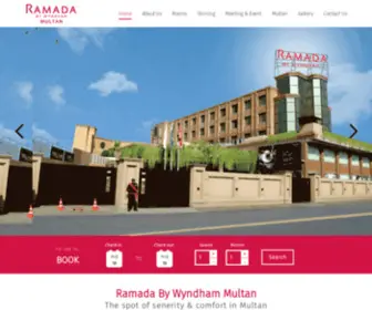 Ramadamultan.com(The spot of senerity & comfort in Multan) Screenshot