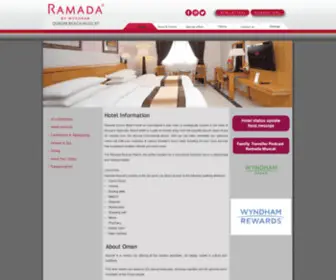 Ramadamuscat.com(Ramada Qurum Beach Hotel) Screenshot