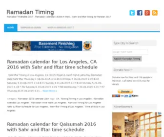 Ramadantiming.com(Premium domain) Screenshot