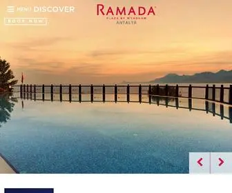 Ramadaplazaantalya.com(Ramada Plaza by Wyndham Antalya) Screenshot