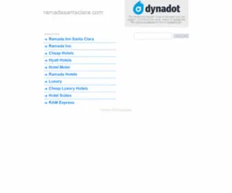 Ramadasantaclara.com(Silicon Valley CA Hotel) Screenshot