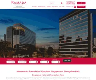 Ramadasingapore.com(Ramada by Wyndham Singapore at Zhongshan Park) Screenshot