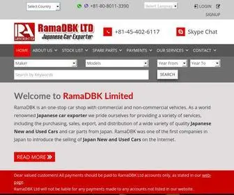 Ramadbk.com(Japanese Car Exporter) Screenshot