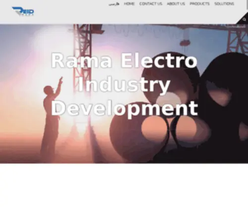 Ramaelectro.com(شرکت راما فیبر کیش) Screenshot
