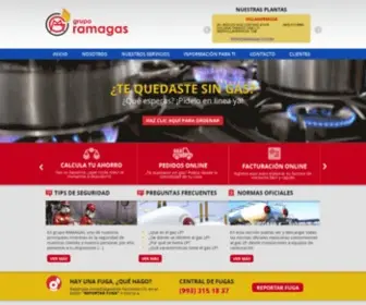 Ramagas.com.mx(Grupo Rama Gas) Screenshot