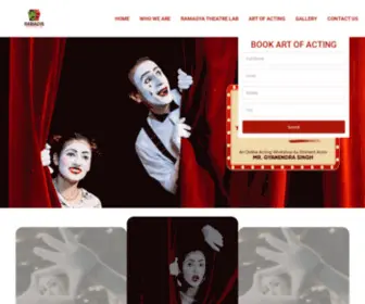 Ramagyatheatrelab.com(Ramagya Theatre) Screenshot