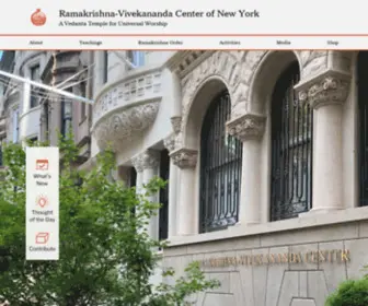 Ramakrishna.us(Ramakrishna-Vivekananda Center of New York) Screenshot