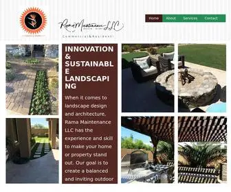 Ramamaintenancellc.com(Landscape Designers) Screenshot