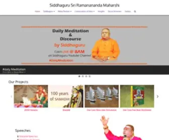 Ramananandamaharshi.com(Ramananandamaharshi) Screenshot