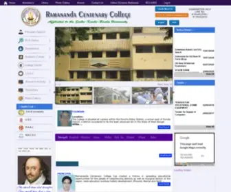 Ramanandacentenarycollege.in(Ramanandacentenarycollege) Screenshot