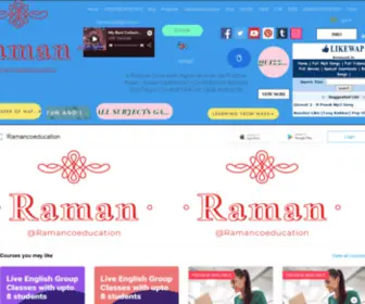 Ramancoeducation.com(Raman) Screenshot