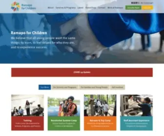 Ramapoforchildren.org(Ramapo for Children) Screenshot