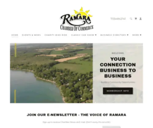 Ramarachamber.com(Ramara Chamber) Screenshot