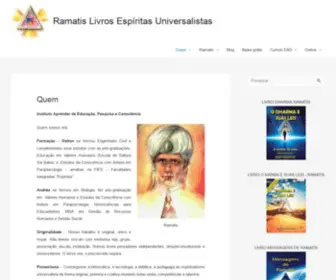 Ramatis.org(Livros Espíritas) Screenshot