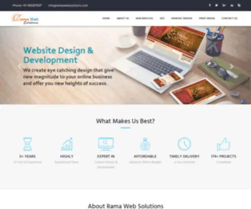 Ramawebsolutions.com(Rama Web Solution) Screenshot