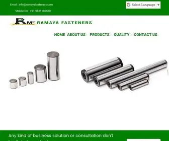 Ramayafasteners.com(RAMAYA FASTENERS Ramaya Fasteners) Screenshot