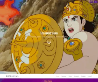 Ramayana-Anime.net(The Legend of Prince Rama" Official website) Screenshot