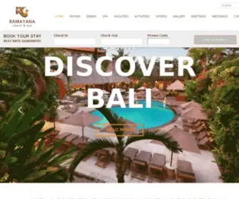 Ramayanahotel.com(Kuta Hotel Resort) Screenshot