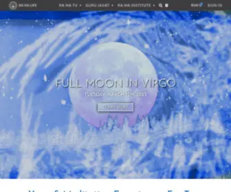 Ramayogainstitute.com(Powerful Kundalini Yoga & Meditation Experiences) Screenshot