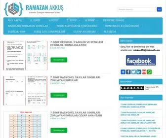 Ramazanakkus.com.tr(Ramazan AKKUŞ) Screenshot