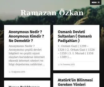 Ramazanozkan.com(Özkan) Screenshot