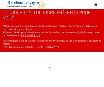 Rambaud-Voyages.fr(Agence de Voyages d'Affaires) Screenshot