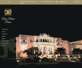 Rambiharipalace.com(Ram Bihari Palace) Screenshot