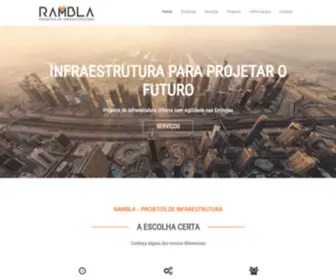 Ramblainfra.com.br(Urbanização) Screenshot
