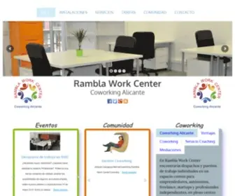 Ramblaworkcenter.es(Rambla Work Center) Screenshot