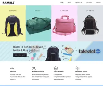 Ramblebag.com(Ramble Bags) Screenshot