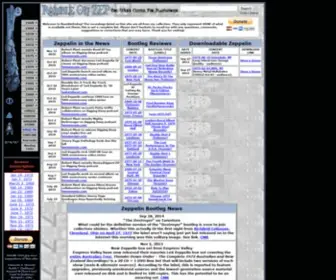 Rambleonzep.com(Ramble On Zep) Screenshot