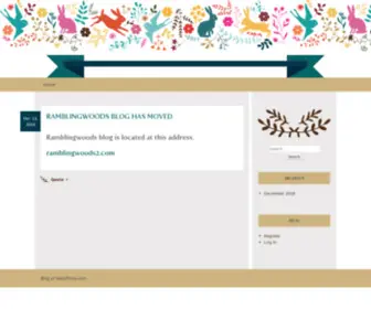 Ramblingwoods.com(Private Site) Screenshot